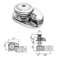 Лебедка якорная "X2" без барабана, 1000Вт, 12В, цепь 6мм 600050 от прозводителя Lofrans