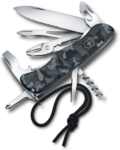 Нож Victorinox Skipper, 111 мм, 17 функций, морской камуфляж 0.8593.W942 от прозводителя Victorinox