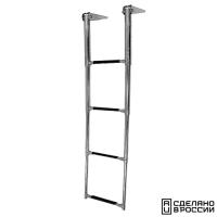 Трап телескопический складной, 4 черных ступени (ширина 320 мм.) AISI 316 041103BT от прозводителя Техномарин