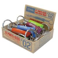 Набор-дисплей 12 шт: нож-брелок Opinel №2, нержавеющая сталь, голубой/оранжевый/зеленый/фиолетовый, 001429 001429 от прозводителя Opinel