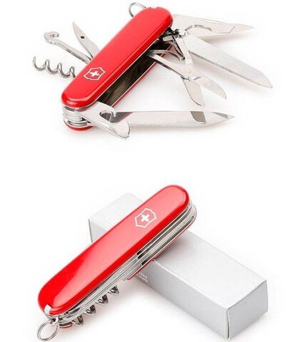 Нож Victorinox Mountaineer, 91 мм, 18 функций, красный 1.3743 от прозводителя Victorinox