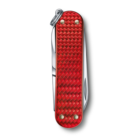 Нож-брелок Victorinox Classic SD Precious Alox, 58 мм, 5 функций, "Iconic Red" (подар. упаковка) 0.6221.401G от прозводителя Victorinox