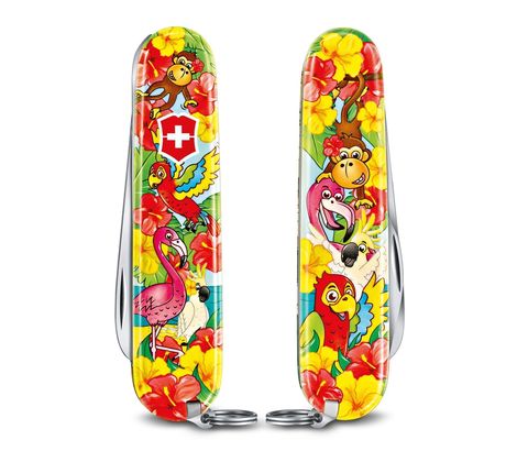 Нож My First Victorinox Parrot Edition, 84 мм, 9 функций, красный 0.2373.E3 от прозводителя Victorinox