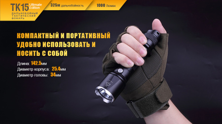 Фонарь Fenix TK15UE2016gr TK15UE2016gr от прозводителя Fenix