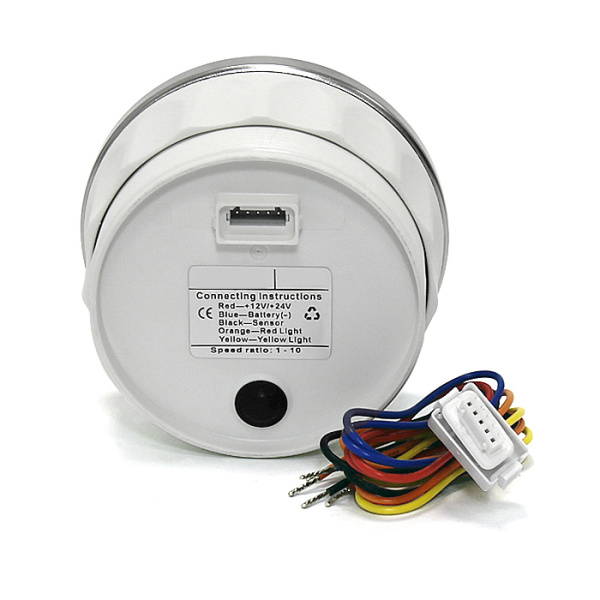 Тахометр 8000 об/мин со счетчиком моточасов (WS), SR:1-10 KY07107 от прозводителя KUS