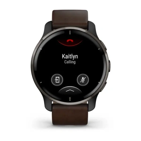Garmin Venu Sq - Music Edition | Slate Aluminium Bezel with Moss Case and Silicone Band