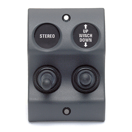 Панель переключателей MICRO (вкл/выкл - вкл/выкл/вкл) 900-2WPMOM от прозводителя Bep Marine