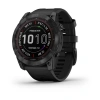 Garmin Fenix 7x - 51 мм SOLAR | SAPPHIRE | Black DLC Titanium with Black Band