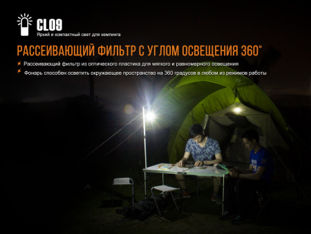 Фонарь Fenix CL09 черный, CL09BK CL09BK от прозводителя Fenix