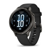 Garmin Venu 4 - 41 мм | Slate with Black Silicone Band