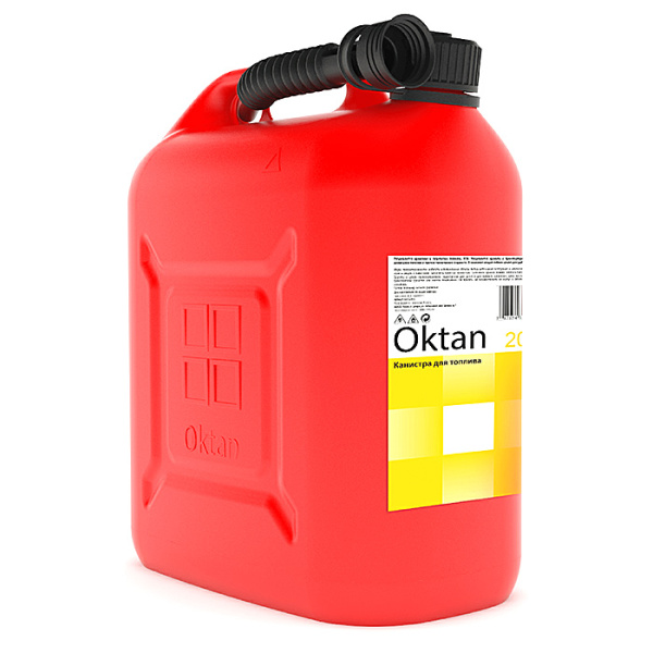 Канистра для бензина 20л с заливным устройством CLASSIC 20.01.01.00-1 от прозводителя Oktan