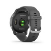 Garmin Vivoactive 4 - 45 мм | Shadow Grey with Silver Hardware