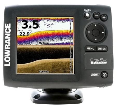 Lowrance Elite-5x CHIRP (83/200+455/800kHz)