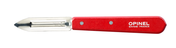 Нож для чистки овощей Opinel, деревянная рукоять, блистер, нержавеющая сталь, красный 002047 002047 от прозводителя Opinel