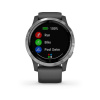 Garmin Vivoactive 4 - 45 мм | Shadow Grey with Silver Hardware