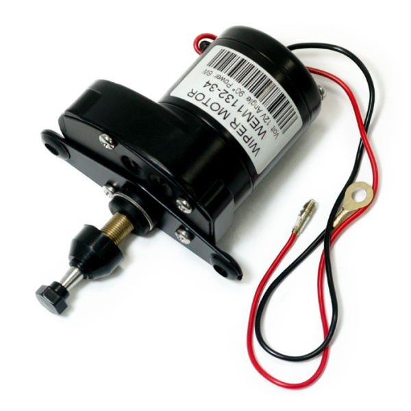 Электропривод стеклоочистителя W.E, длина резьбы 34 мм, посадка М5, 90°, 12В WEM1132 34 от прозводителя W.E