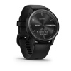 Garmin Vivomove Sport - 40 мм | Black Case and Silicone Band with Slate Accents
