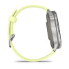 Garmin Venu 4 - 45 мм | Silver with Citron Silicone band