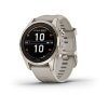 Garmin Fenix 7s Pro - 42 мм SOLAR | SAPPHIRE | Soft Gold with Light Sand Band