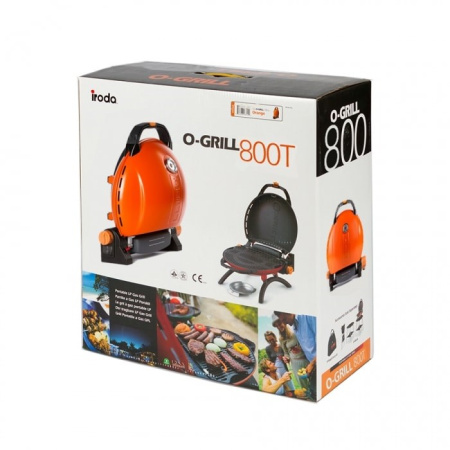 Газовый гриль O-GRILL 800T orange + адаптер А 800T_ORANGE от прозводителя O-GRILL