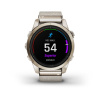 Garmin Epix Pro (Gen 2) - 42 мм SAPPHIRE | Soft Gold with Cream Heathered Nylon Band