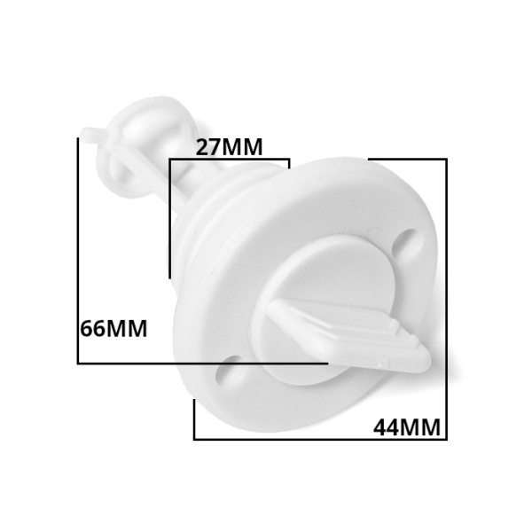 Заглушка дренажная круглая SUNFINE 43x66 мм, пластик белый SF20327-2 от прозводителя SUNFINE MARIN