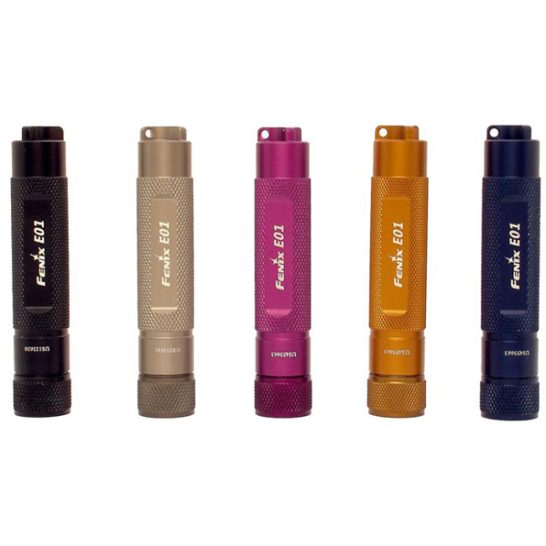 Фонарь Fenix E01 Nichia white GS LED желтый E01ybk от прозводителя Fenix