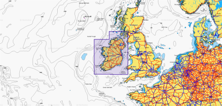 Карты Navionics Small 5G571S2 IRELAND EAST 5G571S2 от прозводителя Navionics