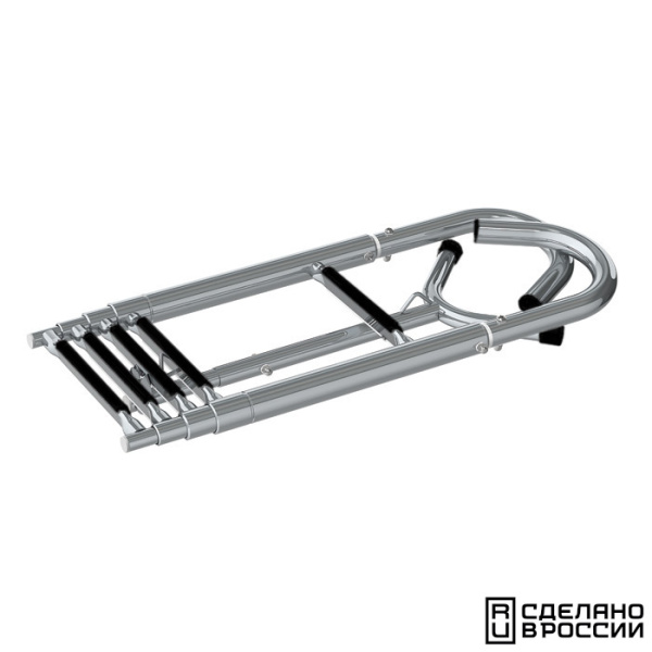 Трап телескопический носовой, 5 черных ступени (ширина 275 мм.) 040108BT от прозводителя Техномарин