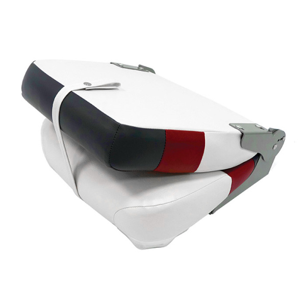 Сиденье мягкое складное Premium High Back Boat Seat, бело-красное 75128WRC от прозводителя Newstarmarine