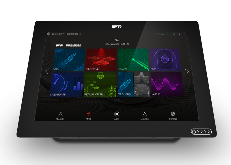 Raymarine AXIOM+ 12 RealVision 3D Sonar с датчиком RV-100