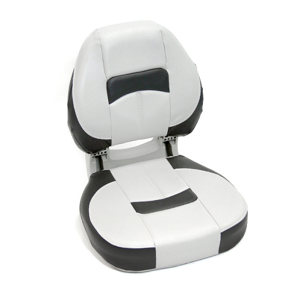 Сиденье мягкое складное Pro Angler Ergonomic Boat Seat, серо-чёрное 75195GCC от прозводителя Newstarmarine