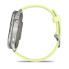 Garmin Venu 4 - 45 мм | Silver with Citron Silicone band