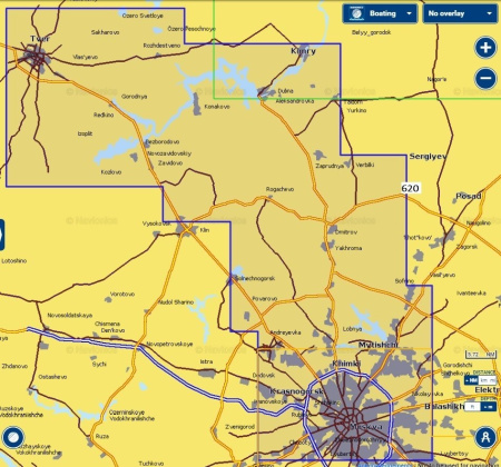 Карты Navionics Small 5G620S2 Канал имени Москвы 5G620S2 от прозводителя Navionics