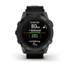 Garmin Epix Pro (Gen 2) - 47 мм SAPPHIRE | Carbon Grey DLC Titanium with Black Leather Band