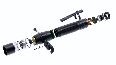 Фонарь Fenix тактический PD36R 1600 люмен PD36R от прозводителя Fenix