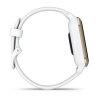 Garmin Venu Sq 2 - 40 мм | Cream Gold Aluminium Bezel with White Case and Silicone Band