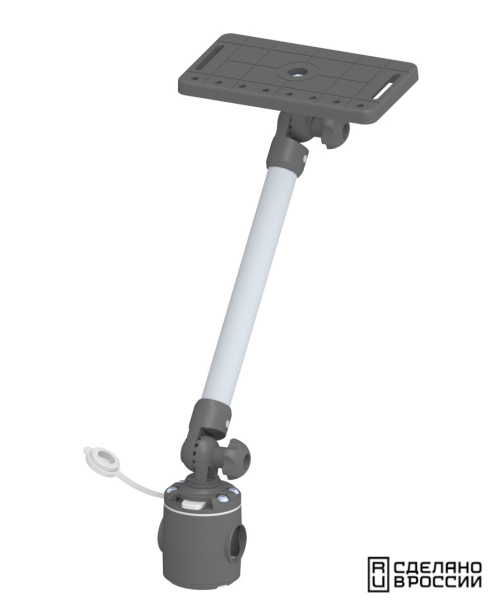 Площадка монтажная на леер быстросъемная с удлинителем 250 мм 040563T от прозводителя Техномарин