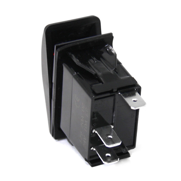 Переключатель (on)-off, SPST, 3P с одинарной подсветкой NEKEKE A11223BR от прозводителя NEKEKE